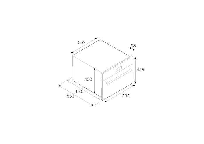 45 electric oven XT | Bertazzoni