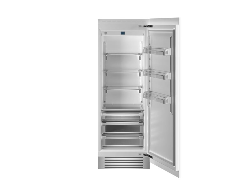 75 cm kylskåp för inbyggnad, för panel - Panelen klar