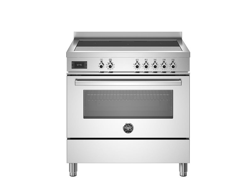 90 cm induction top, Electric Oven - Stainless Steel