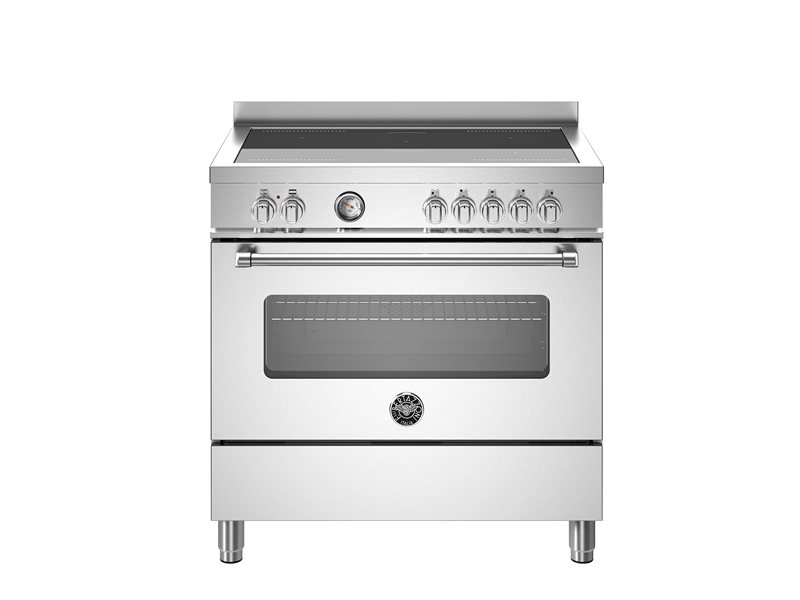 90cm 5 induction top electric oven - Stainless Steel