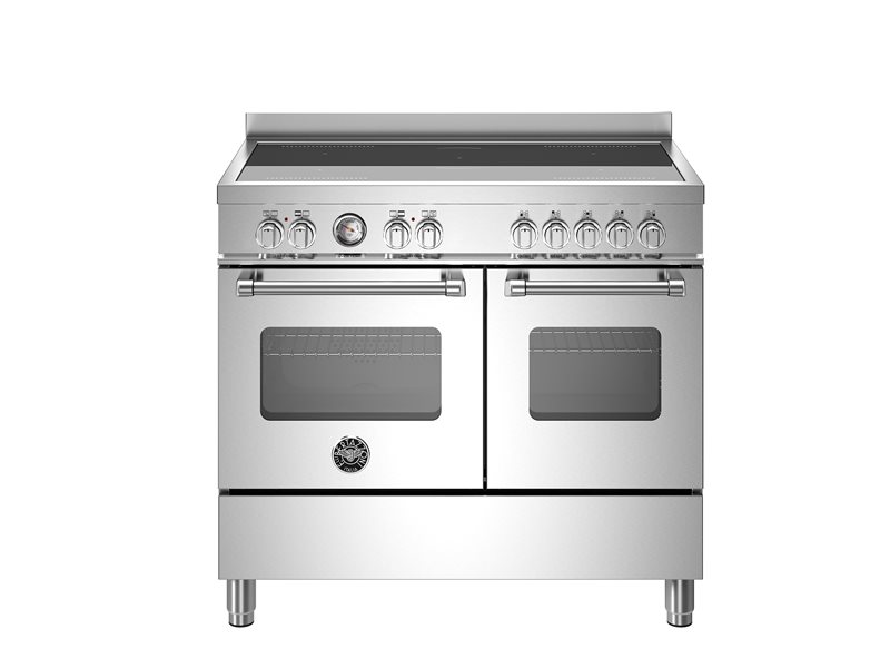 100 cm induction top electric double oven - Stainless Steel