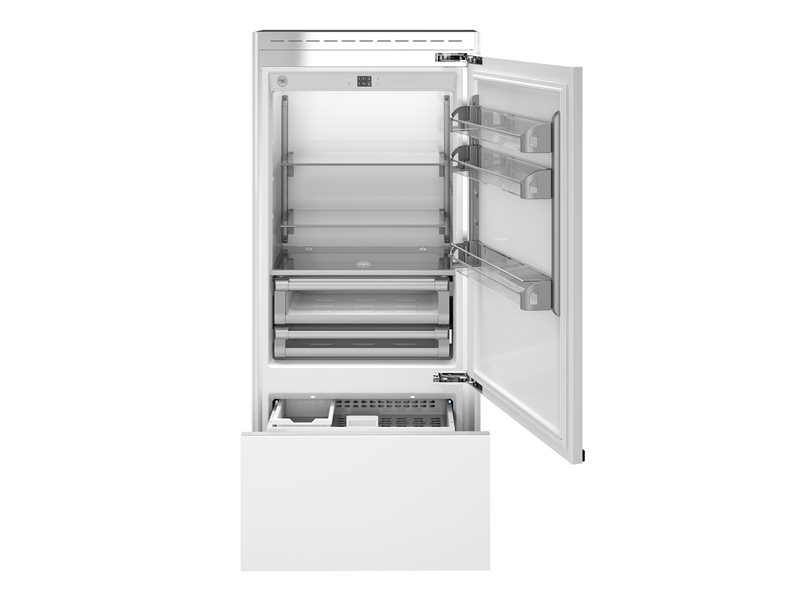 90cm Built-In Bottom Mount, Panel Ready Right hinges - Bianco