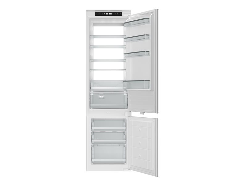 60 cm built-in bottom mount refrigerator H193, sliding door - Bianco