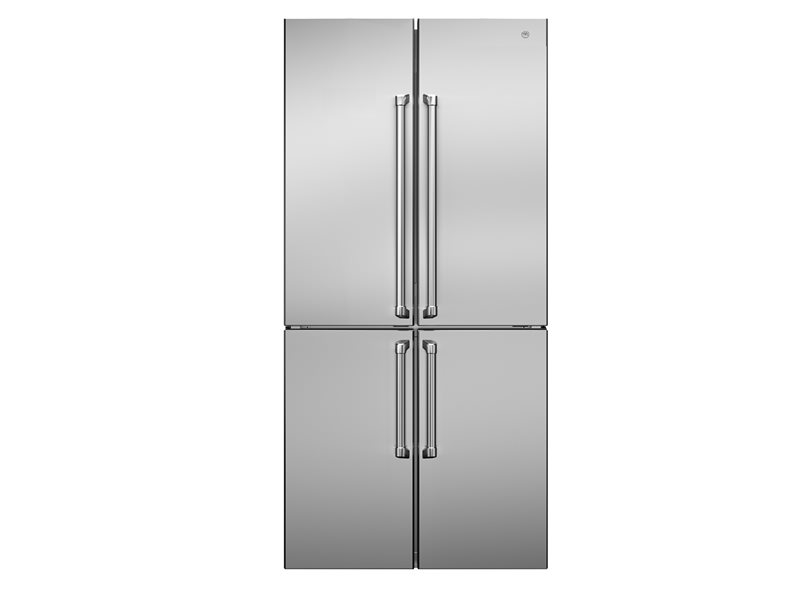 84 cm freestanding cross-door refrigerator stainless steel - Stainless Steel