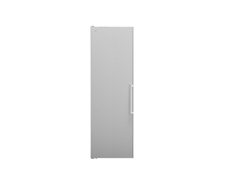 60 cm single door freezer H186 cm, freestanding - Stainless Steel