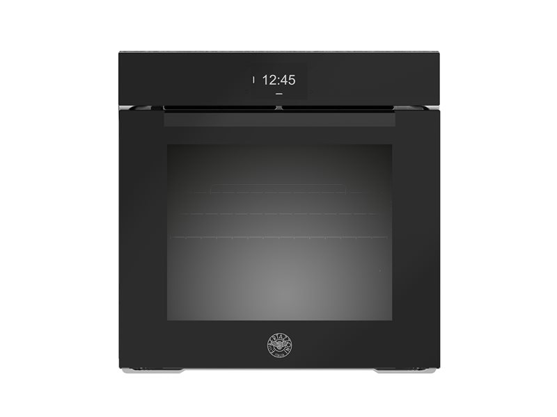 60 cm Electric Pyro Built-in Oven, TFT display, total steam - svart glas
