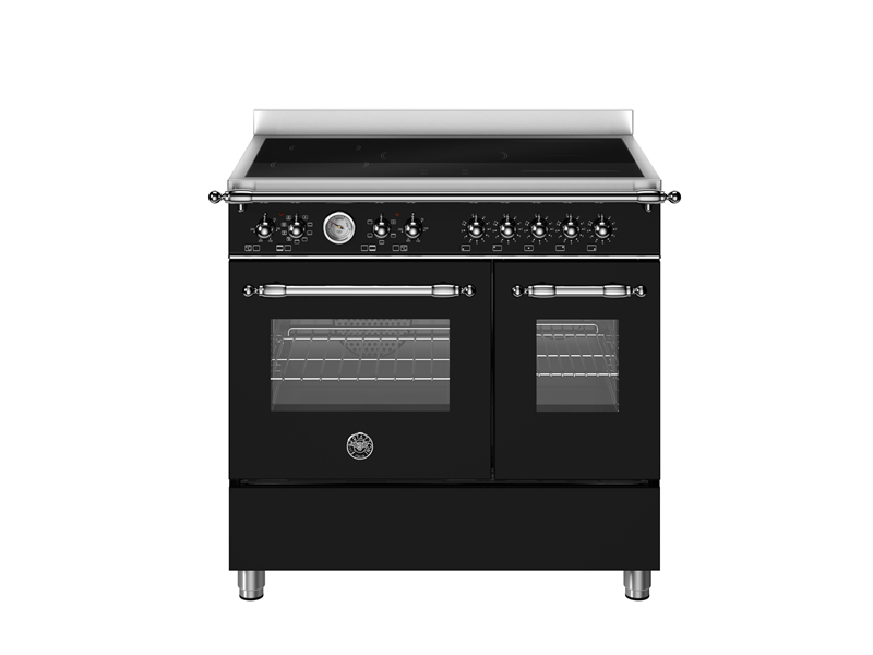 90 cm induction top electric double oven